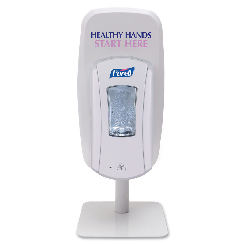 GOJO INDUSTRIES Purell Tabletop Sanitizer Stand, 1200ml, Foam/Gel